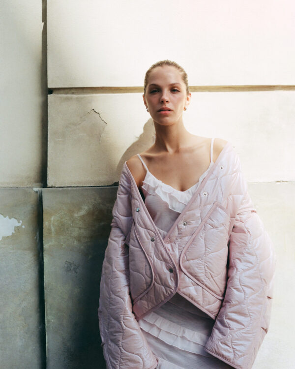 ЛАЙНЕР МІНІ З БЛИСКУЧОЇ ТКАНИНИ